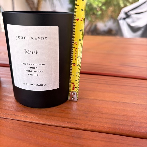 2 Empty Jenni Kayne Candle Vessels Black Glass Musk and Montecito - Picture 8 of 9